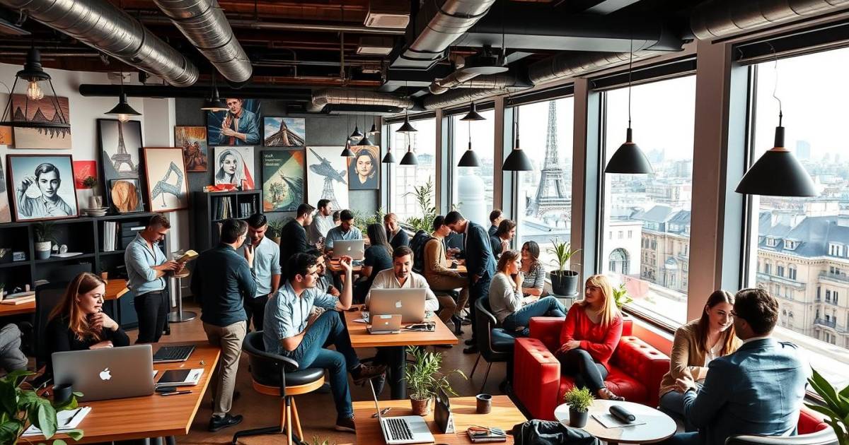 Exclusif : Ce coworking parisien cache un réseau d'entrepreneurs millionnaires qui bouleverse les codes du travail traditionnel !