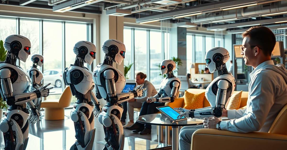 L'intelligence artificielle en coworking : quand les robots deviennent nos nouveaux collègues de bureau en 2025