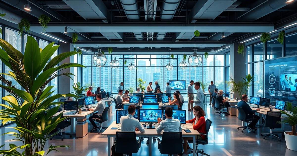 Le coworking hybride en 2025 : comment les espaces s'adaptent à l'intelligence artificielle et au métavers
