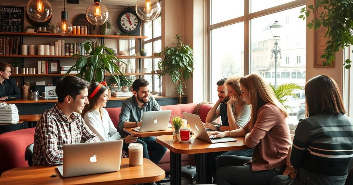 Le coworking nomade : la nouvelle tendance des entrepreneurs qui transforme les cafés parisiens en espaces de travail collaboratifs