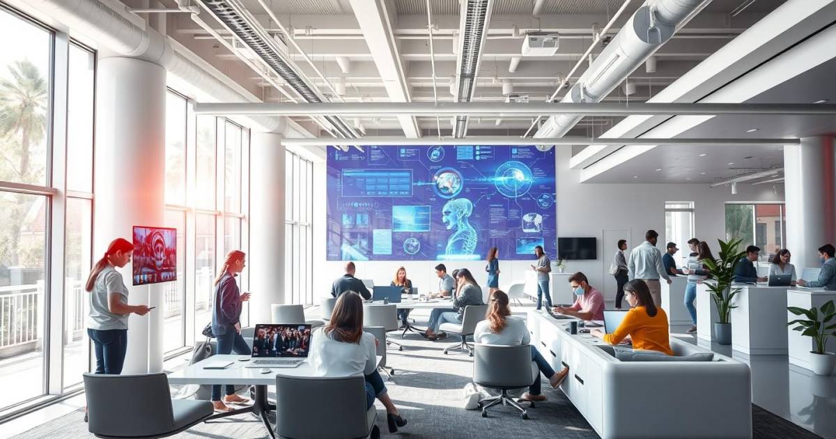 Les tendances 2025 du coworking : quand l'intelligence artificielle révolutionne nos espaces de travail partagés